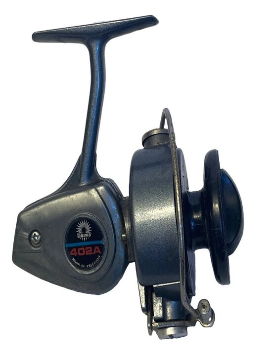 Daiwa Other - Daiwa 402A Vintage Spinning Fishing Reel PARTS REPAIR Missing Handle Crank